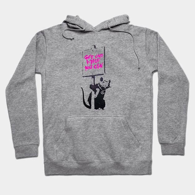 Rat with Sign Hoodie by PandaSex